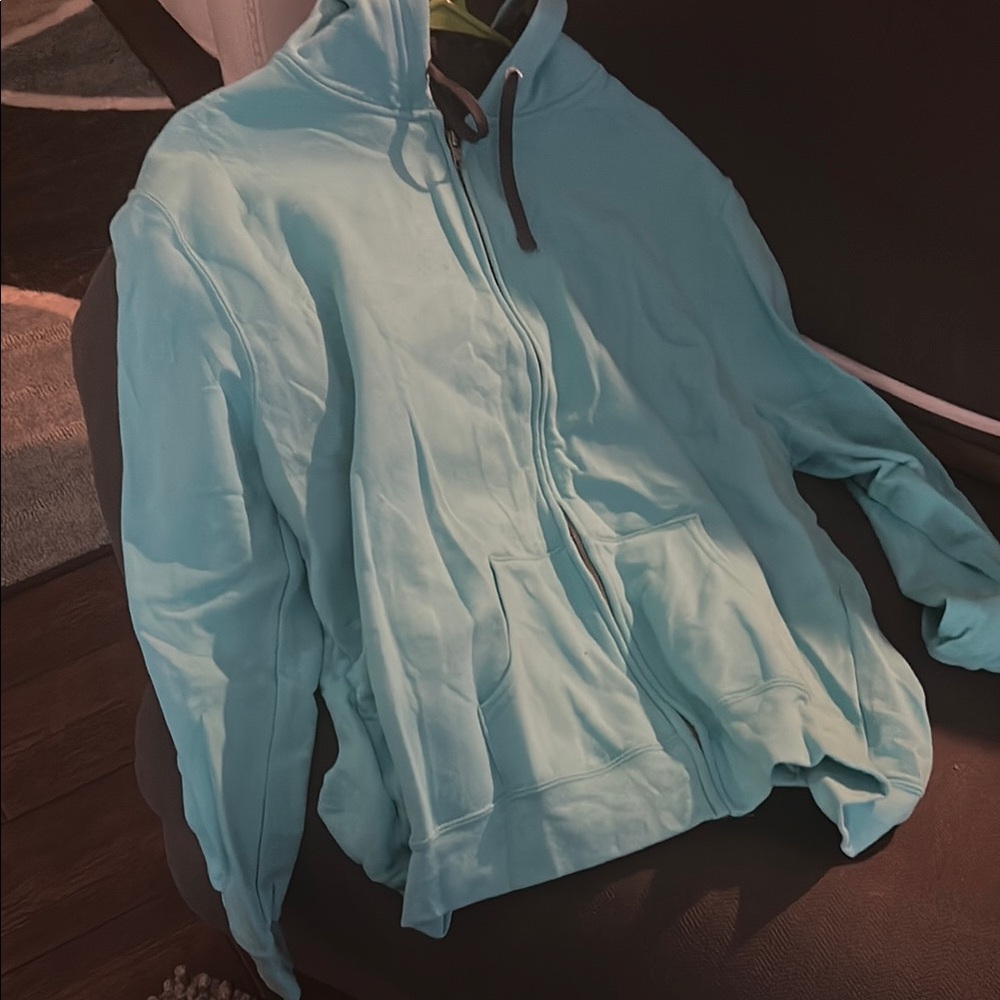 Fruit of the Loom Blue Active Hoodie